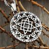 Новый винтажный кулон с кельтским узлом викингов, ожерелье от солнца в скандинавском стиле, мужское защитное ювелирное изделие для мотоцикла, подарок на вечеринку
