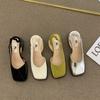French Niche Baotou Mary Jane Single Shoe Fairy Shoes 2024 New Summer Casual Footwear