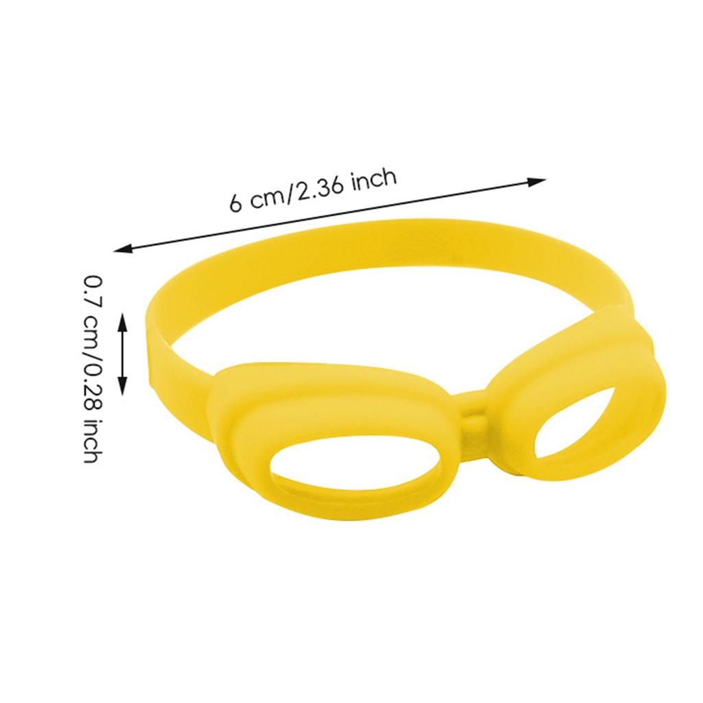 Набор из 6 наклеек на пивные бутылки, красочные этикетки в форме пивных очков, силиконовый маркер для винных бокалов для вечеринок и встреч