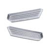 New LED Amber Side Marker Lights Front Fender Turn Signal 2001-2004 Nissan Xterra Chrome Housing Clear Lens Side Pair Set