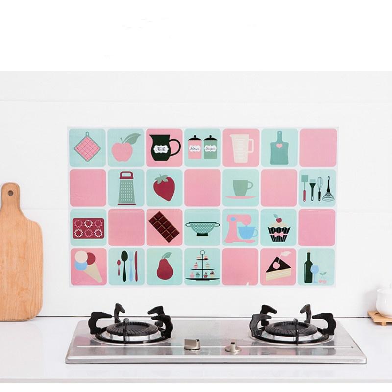 2 шт., кухонные пленки, наклейки на стену, водонепроницаемые и маслостойкие, высокотемпературные, наклейки на керамическую плитку