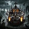 MOC Готическая серия Мотылек-призрак Набор строительных блоков