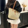 Summer New Straw Woven Large-capacity Casual Niche Beautiful Portable Shoulder Underarm Tote Bag