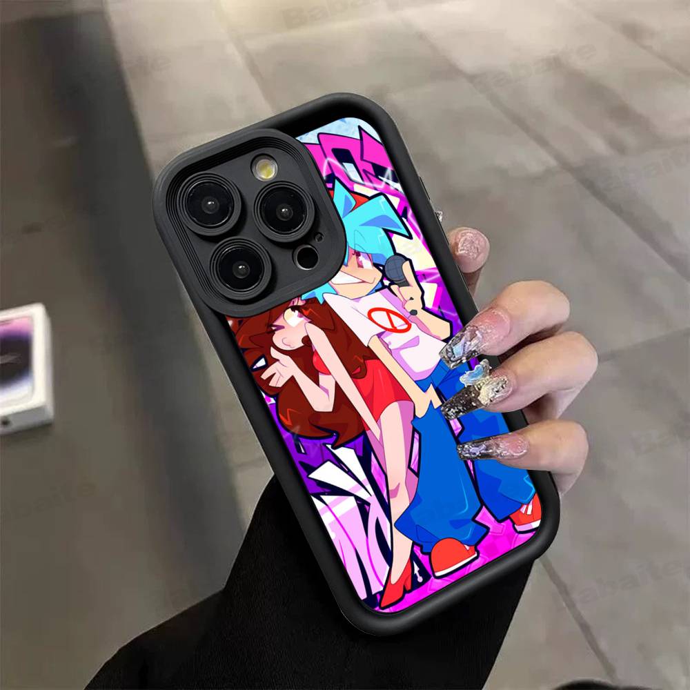 Игровой чехол для телефона Friday Night Funkin для iPhone 17 16 15 13 11 12 14 Pro Max Plus Силиконовый чехол
