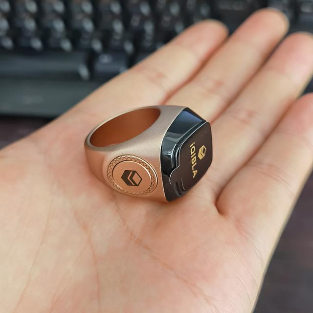 Qibla Zikr 1 Tasbih Смарт-кольцо для мусульманских Tally Tasbih Металлический счетчик 5 Молитва Bluetooth Напоминание о времени