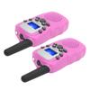 2pcs Children Walkie Talkie Portable LCD Display Walkie Talkie Birthday New Year Gift