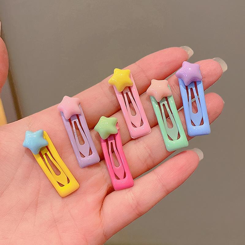 5Pcs Baby Cute Small Bb Clip Children's Bangs Broken Hair Clip Headdress Children's Hair Accessories Hair Clip