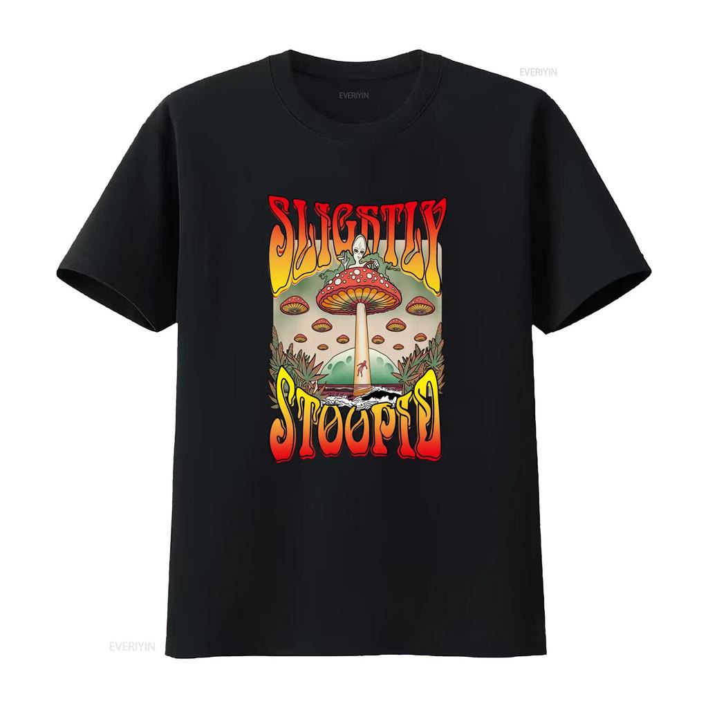 Slightly Stoopid Band Fan T Shirt with Alien Mushroom Print Full Sizes S 5XL Gc2046 Breathable