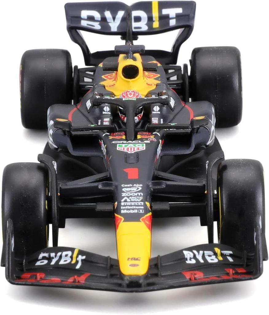 Blagoh F1 Red Bull Литая модель автомобиля 1/43 Макс Ферстаппен RB19 ORACLE Чемпион мира 2023 Серия с подписью