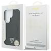 Guess Embossed Ring Triangle Logo MagSafe Case for Samsung Galaxy S26 Ultra Black