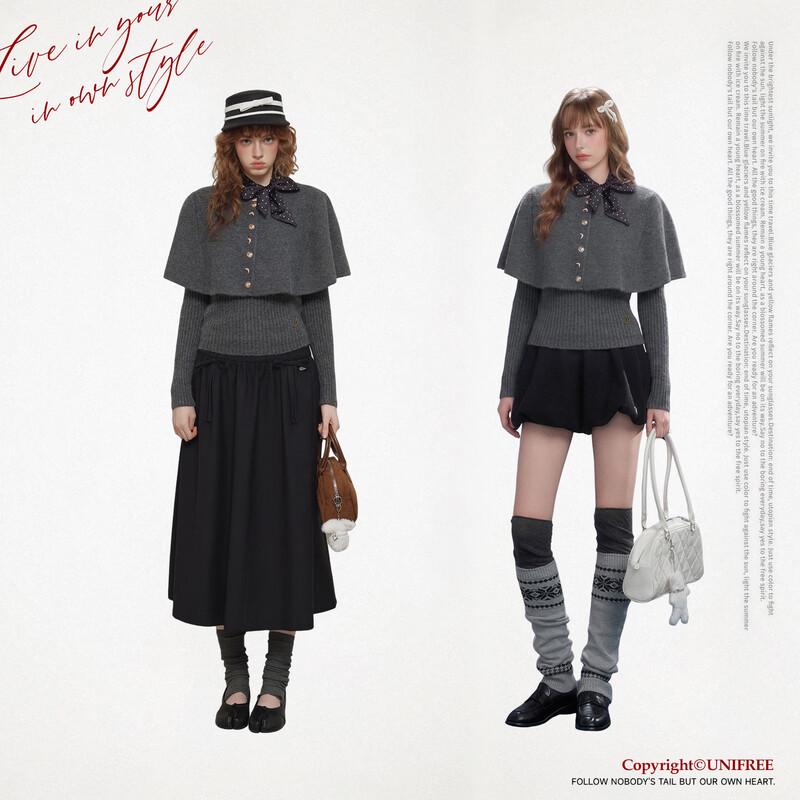 UNIFREE Autumn Knitted Set with Scarf