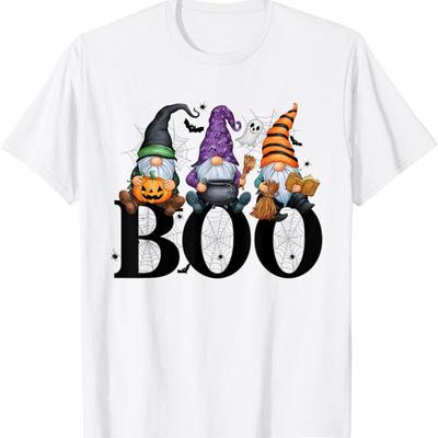 Футболка Boo Гном на Хэллоуин для мужчин, детей или женщин S 3Xl