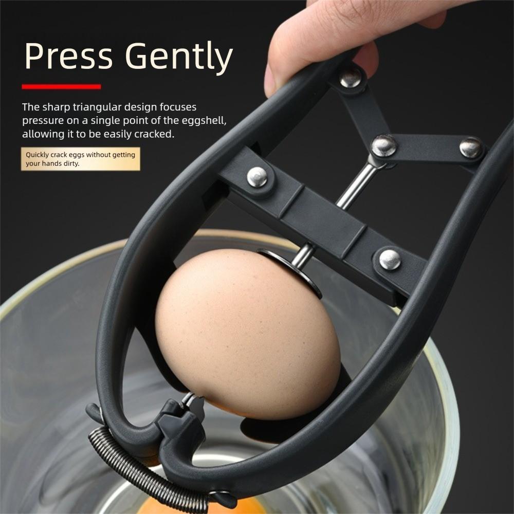 Manual Egg Opener 304 Stainless Steel Egg Shell Cutter Effortless Egg Separator  Baking Tool