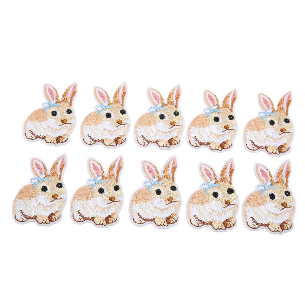 10pcs Embroidered Embroidered Patches Lightweight DIY Patches Durable Iron On Patches Bag