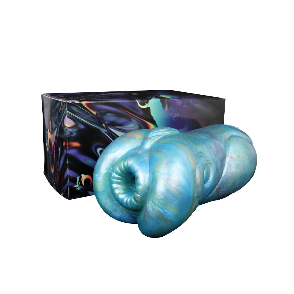 Мужской мастурбатор, перевернутая чашка для мастурбации, мягкая силиконовая секс-игрушка, тренировочный пенис, карман, анальная кукла для геев, вагина