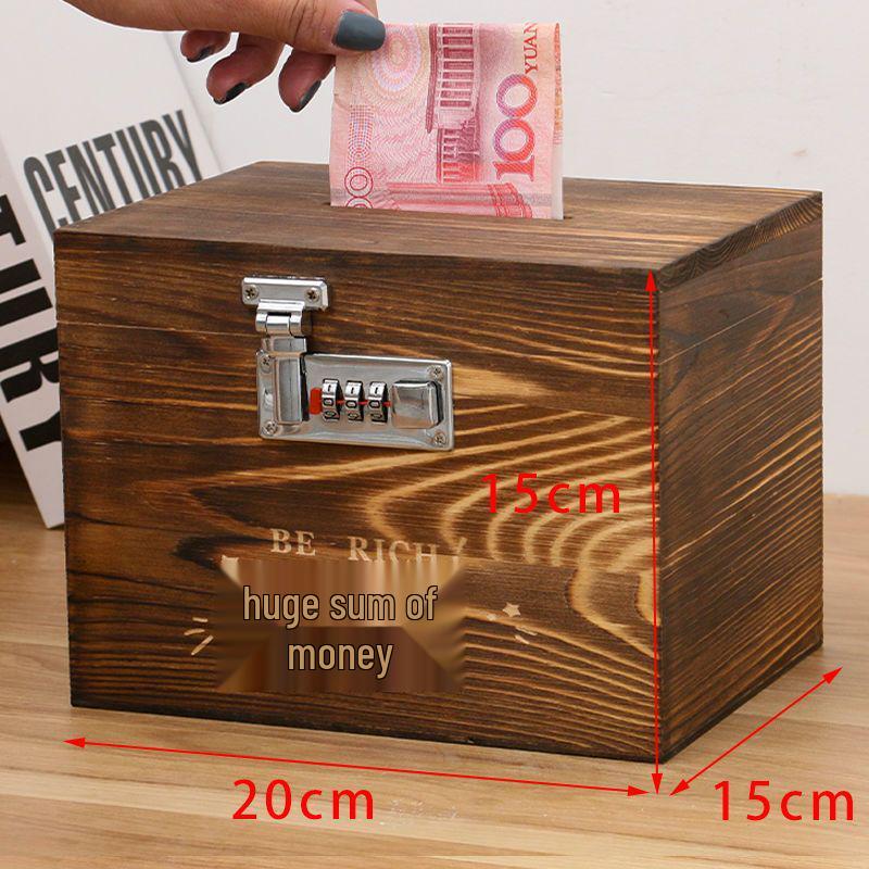 Ретро Запираемая Копилка с Кодовым Замком - Креативный Подарок для Детей