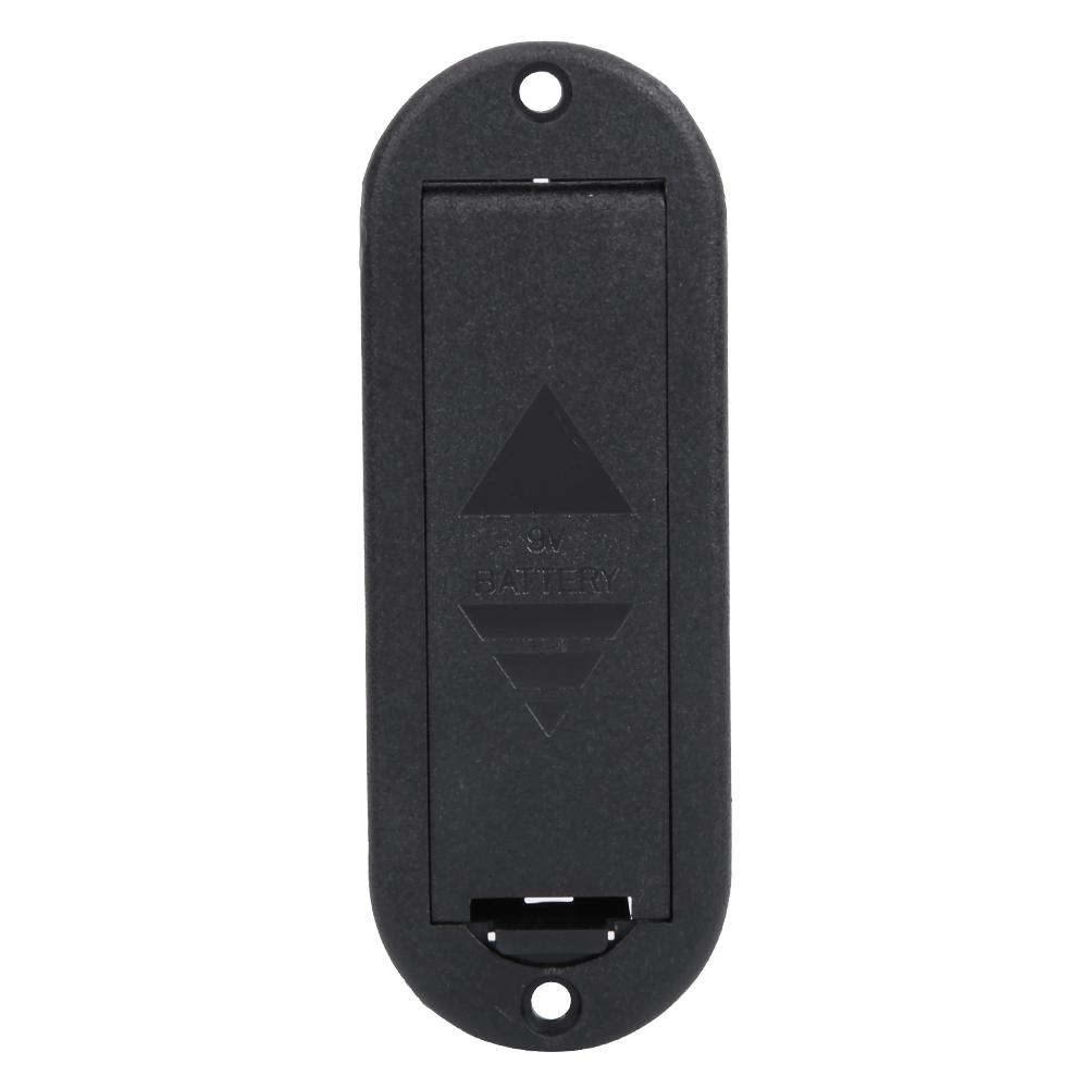 PU кожа электрогитара бас звукосниматель 9V батарейный отсек держатель чехол сумка органайзер коробка (# 02)