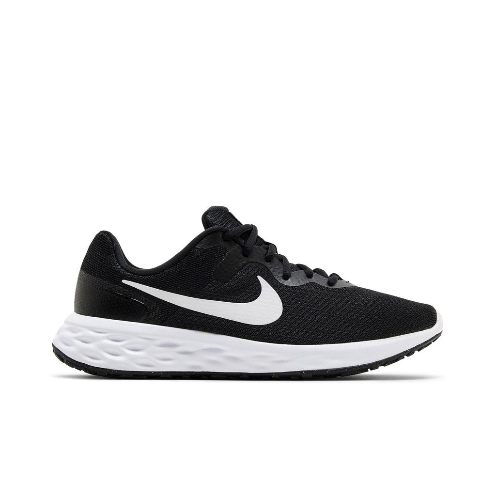 Nike Revolution 6 Next Nature 'Черный Белый' (унисекс) Черные / Белые / Серо-железные Беговые кроссовки DC3728 003