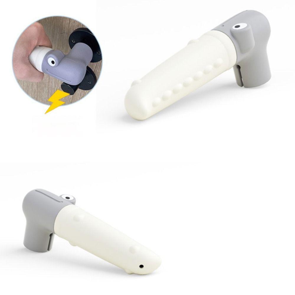 Силиконовый чехол для дверной ручки, двухцветный защитный коврик из крокодиловой кожи, симпатичный чехол для дверной ручки, украшение для дома