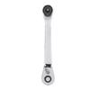 130mm Mini Double Headed Ratchet Wrench Chrome Vanadium Steel 1 4 Inch Drive 72 Tooth Reversible Ratchet Wrench for
