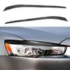 Наклейка «Реснички» на фары из углеродного волокна для Mitsubishi Lancer Evo 2008 2009 2010 2011 2012 2013 2014