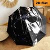 1pc horror movies Foldable Umbrella with Durable Iron Frame, 8-Rib Structure - Perfect for All Seasons Home and Travel Use, Multi-Functional Design