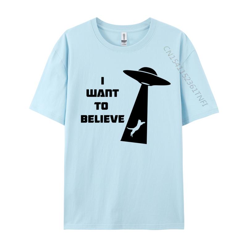 Unisex TShirt Funny Cat Ufo TShirts Prevalent Male Top TShirt Tops Tees Casual Top TShirt Top Quality
