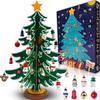 Countdown To Christmas 2025 Advent Mini Wooden Tabletop Christmas Tree Christmas Christmas Gift Calendar, Ornament, Gift, Ornament, Ornament,