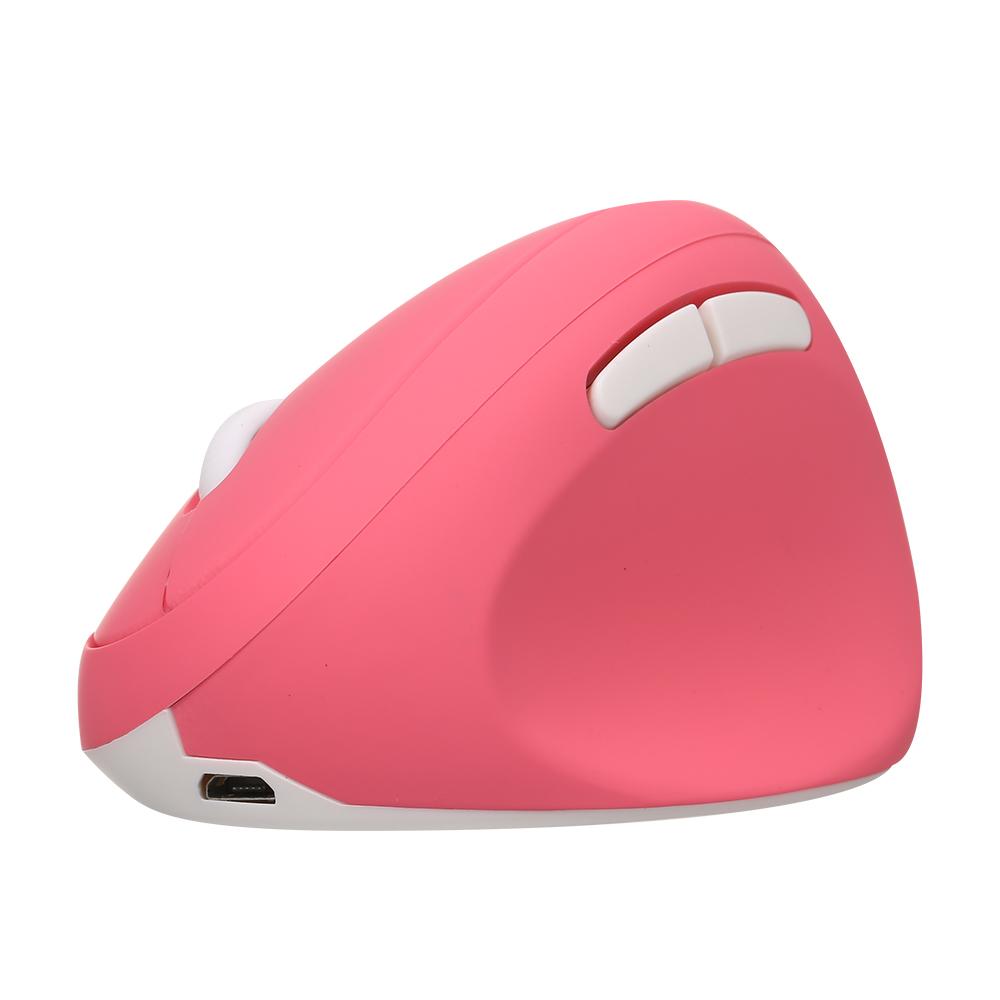 2.4G беспроводной или проводной (необязательный) Оптическая вертикальная мышь, 6 клавиш, эргономичные офисные мыши, встроенная 3-скоростная регулировка разрешения