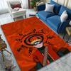 Anime-Inspired Blonde Ninja Design Patterned carpet, suitable as a non slip play mat for the living room and bedroom sofa