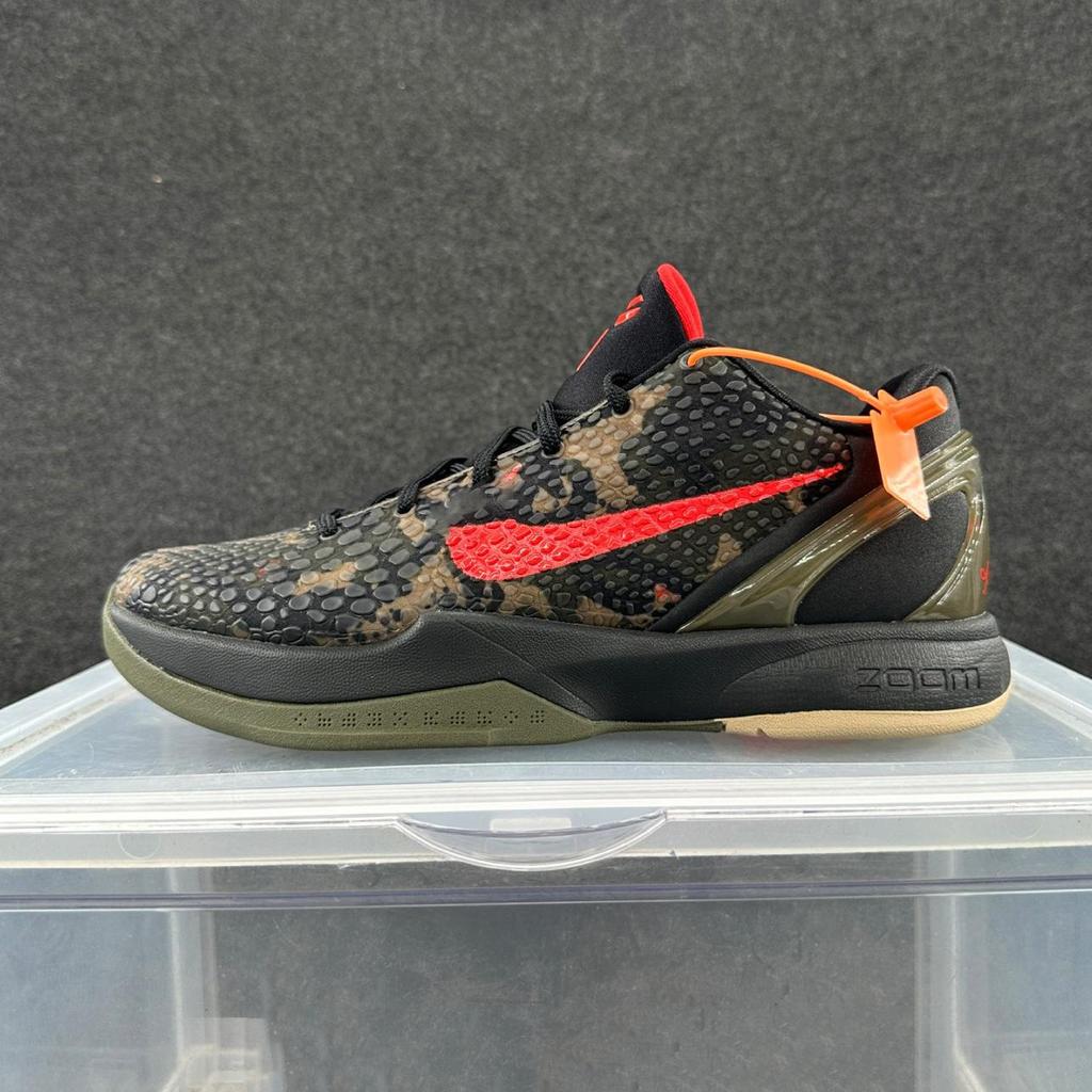 Оригинальные баскетбольные кроссовки Kobe 6 Combat - Насыщенный оранжевый, Полная копия Mamba, Спортивная обувь 6-го поколения для мужчин