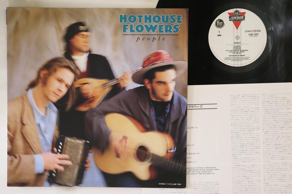 LP Record HOTHOUSE FLOWERS - People L28P1265 LONDON 1988 Japan Rock Used
