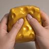 Super Soft Cheese Squeezed Cube Realistic Cheese Stress Ball  Office Desk Toy