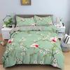 Botanical Floral Duvet Cover King Leaves Flowers Bedding Set Microfiber Spring Blossom Quilt Cover Single Double For Teen Adult