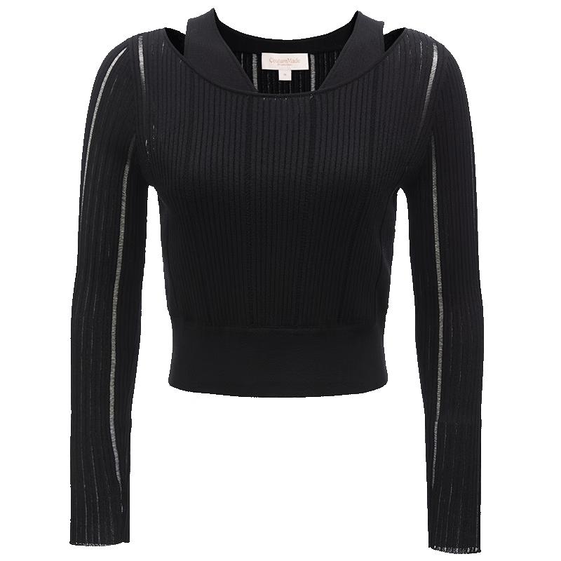 Veromoda Женский трикотажный топ CoutureMade с вырезами, имитирующий костюм-двойку