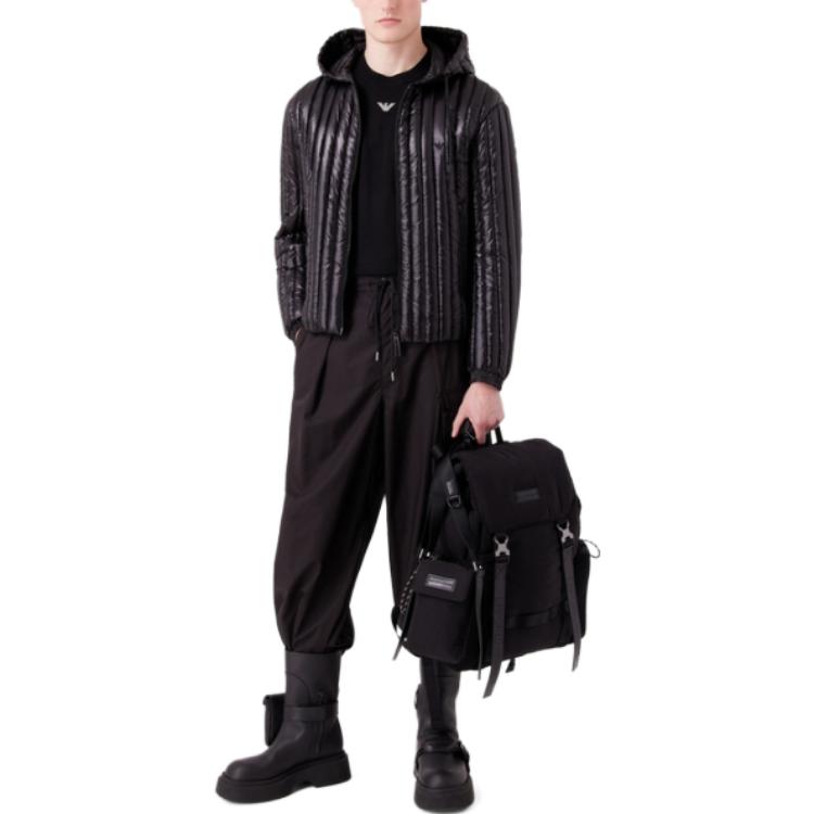 EMPORIO ARMANI FW23 Sweater Men's Black 6R1MXG-1MNGZ-F008