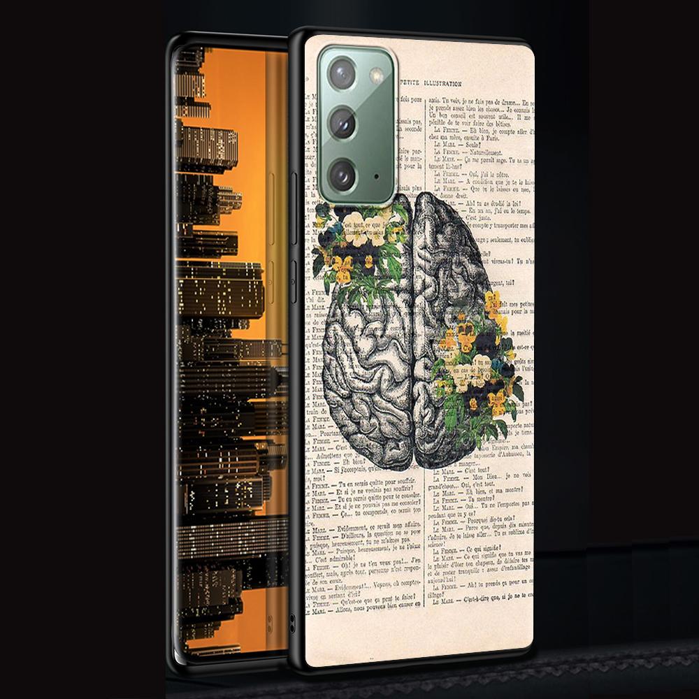 Медицинский чехол для органов мозга и почек с меридианом мозга для Samsung Galaxy Note 20 Ultra 10 9 8 M31 M30s M51 M31s M52 5G