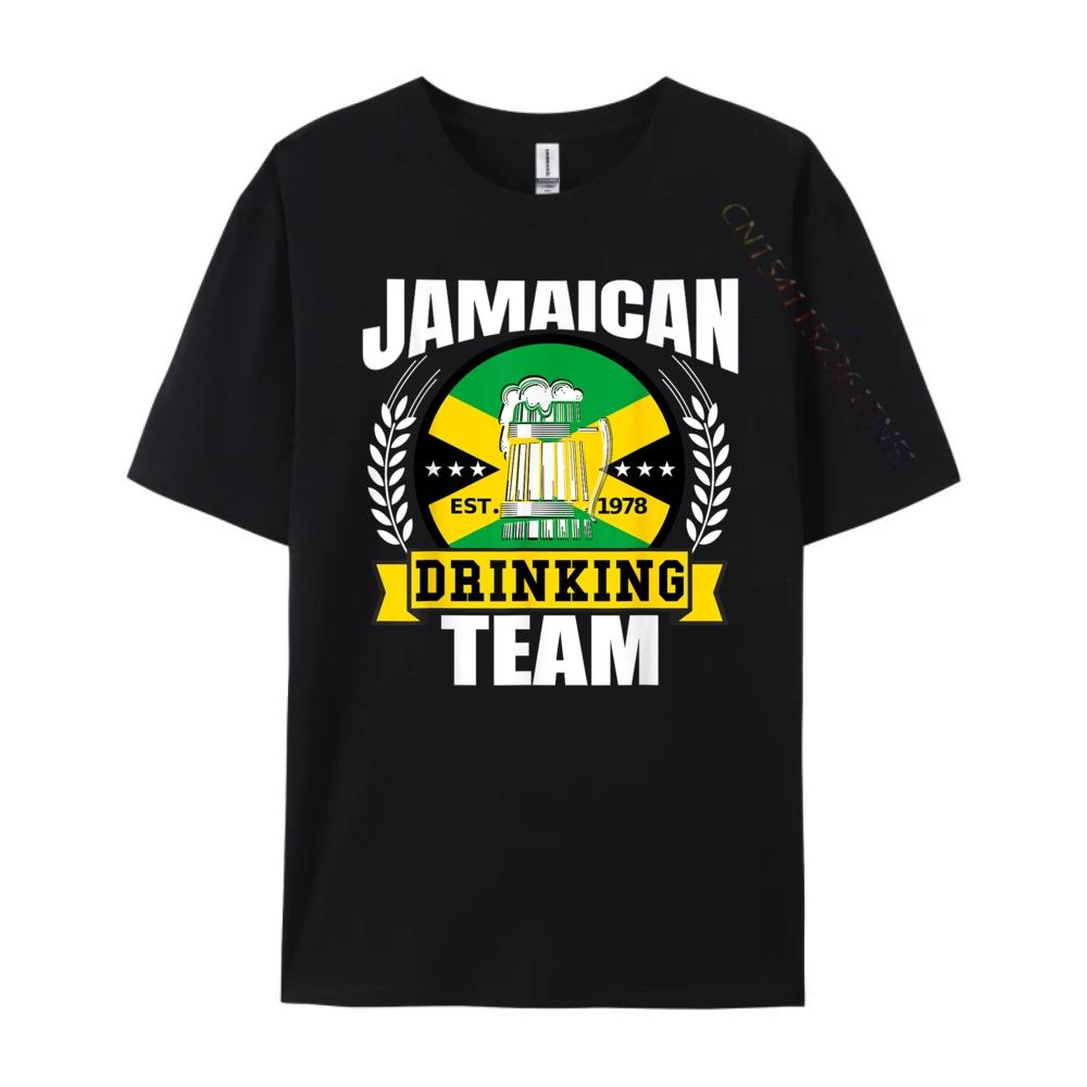 Jamaican Drinking Team Funny Jamaica Flag Beer Party Gift Mens Korean Fashion Moderate elasticity Luxury Clothes Men Hip Hop
