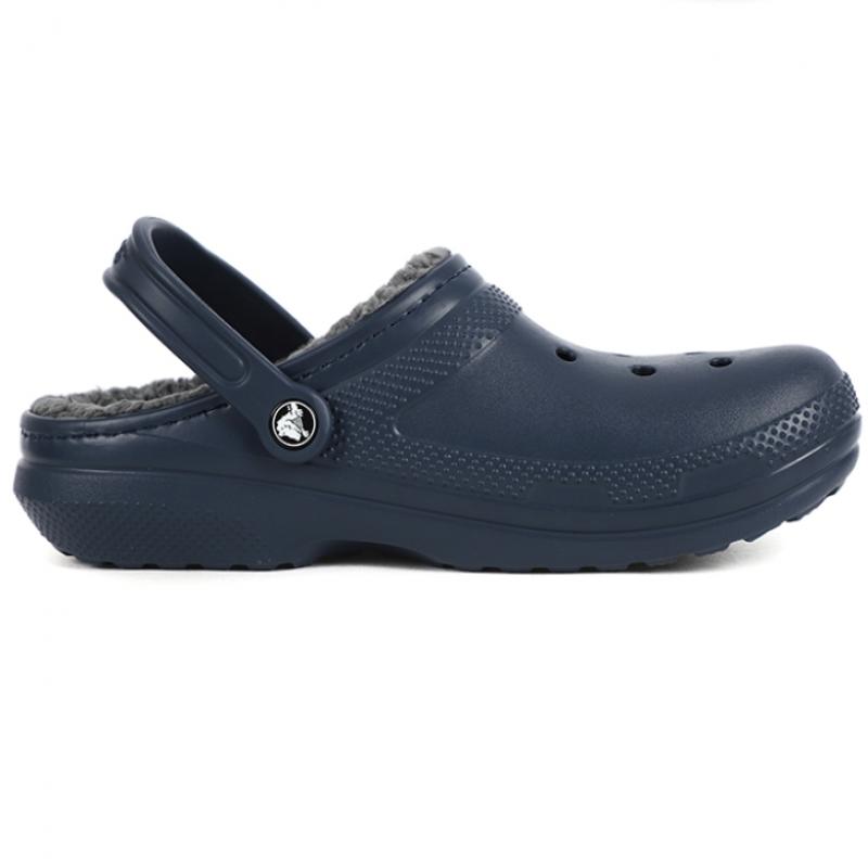 Crocs Классические зимние меховые тапочки с подкладкой Clog