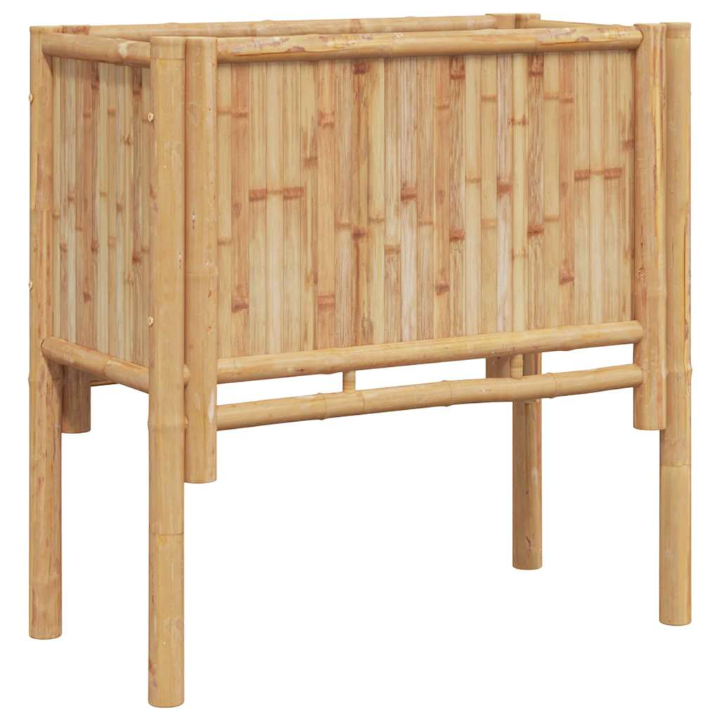 Raised Planter Brown 70 x 35 x 70 cm Bamboo