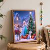 Disney Frozen Elsa Olaf reindeer Christmas tree oil painting art handmade painting kit handmade dsi home decoration birthday gift