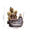 1Pc, Purple Clay Handiwork The Statue Of Sakyamuni In India Backflow Incense Burner Incense Stick Holder (Without Incense)