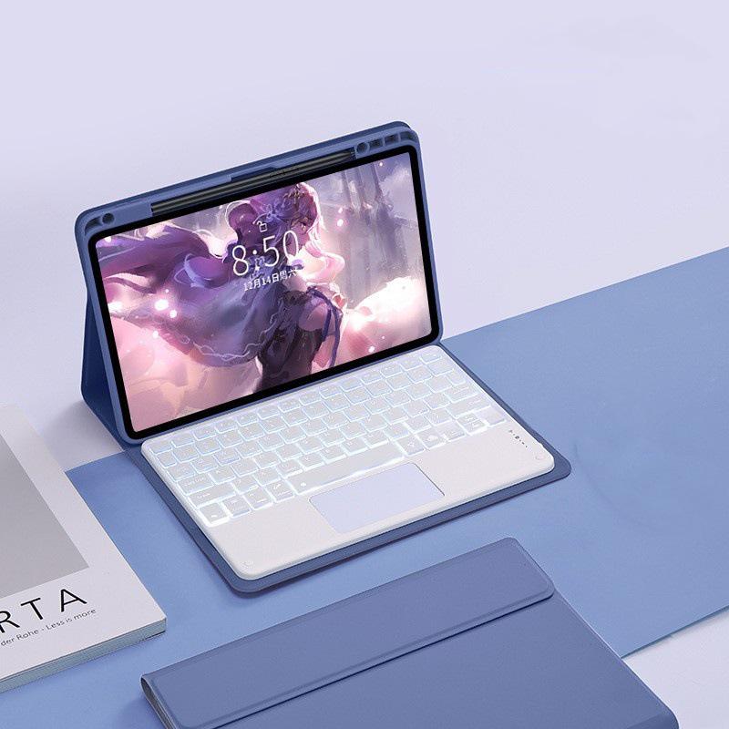 Совместимый чехол-клавиатура Bluetooth для планшета Honor X8a/X9 DNL-W09/Matepad SE 11 со слотом для стилуса