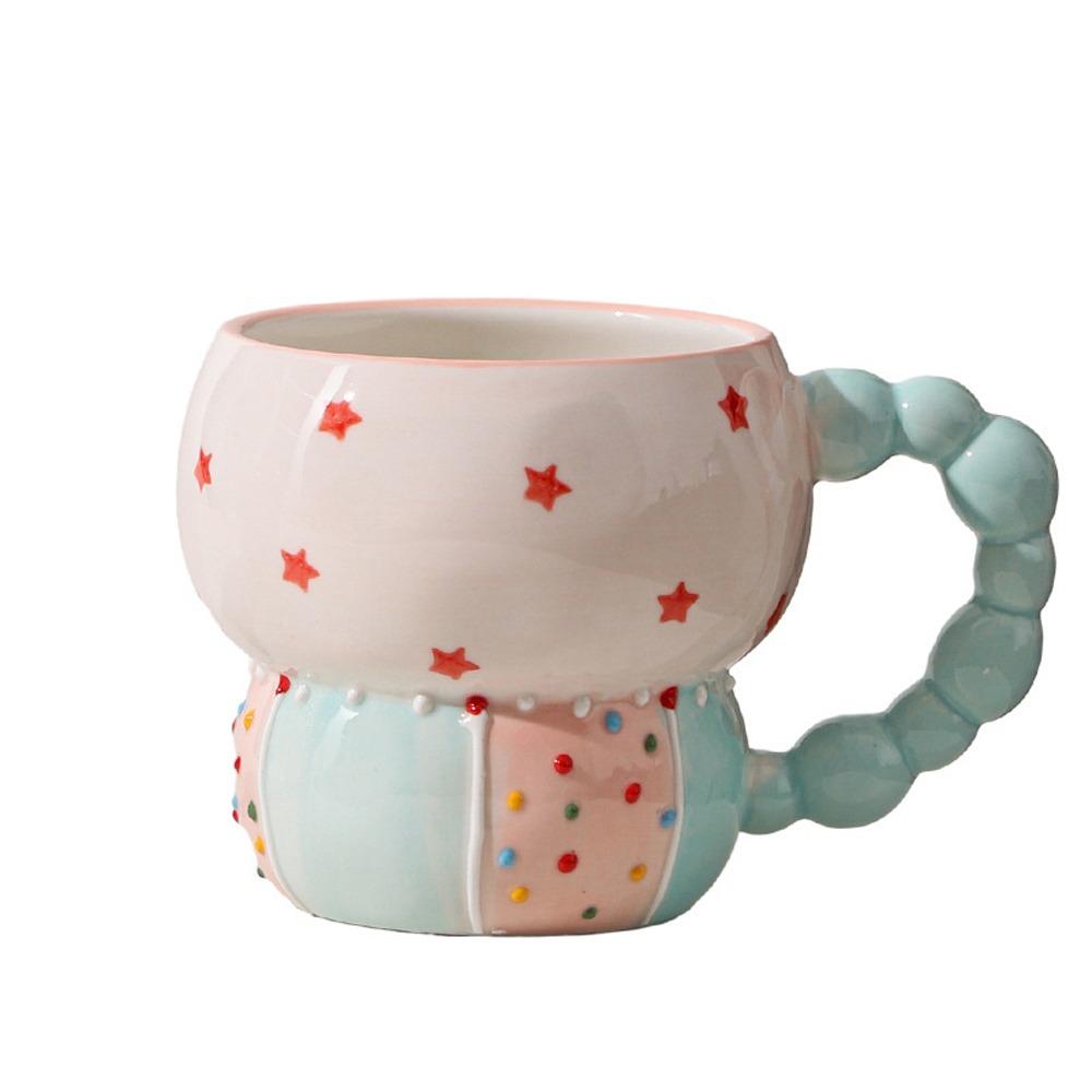 Милая керамическая чашка для завтрака, форма тыквы, кофейная кружка, оригинальная чашка для воды, праздничный подарок