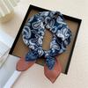 53CM Silk Scarf Small Square Scarf Versatile For Women Spring And Autumn Thin Design Fashionable And Stylish Decorative Scarf Professional Flight