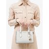 Michael Kors Sheila Center Zip Satchel Small Mk Signature 35s3g6hs5b2605 Светло-кремовый Multi