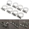10 Pcs New Welding Sealing Repair Tool Exhaust Pipe Clip Hose Clamps T Bolt Stainless Steel