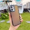 KEYSION Модный цветной лазерный градиентный чехол для телефона iPhone 16 Pro Max Мягкий ударопрочный задний чехол из ТПУ+ПК для iPhone 16 Plus
