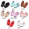 1 Pair 2.8*1.2cm Multicolor PU Leather Play House Change Clothes Game Doll Shoes Dolls Accessories