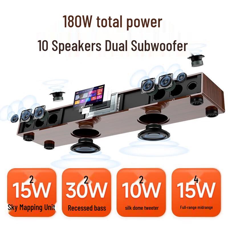 Sansui Home KTV Karaoke System with Voice Ordering